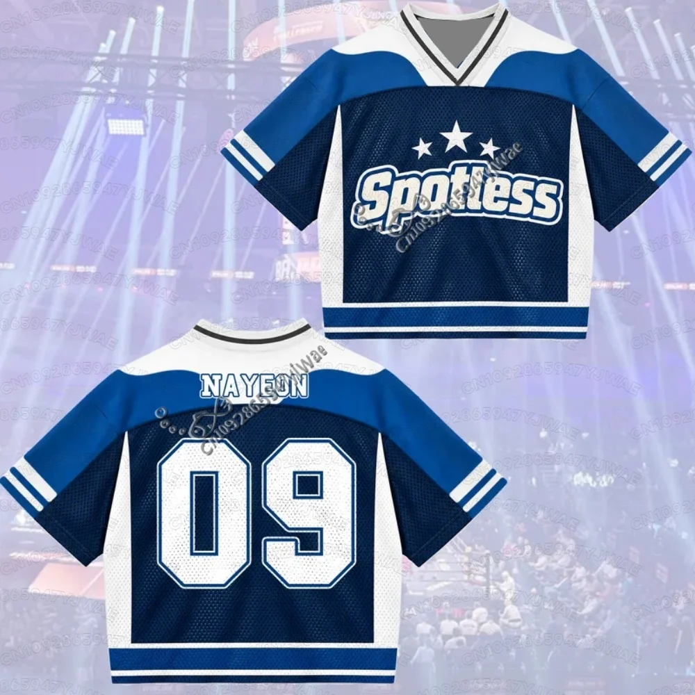 2026 Summer Men Women Jersey Short Sleeve T-Shirt Electric The Wild World Tour Katseye Cyber Mixed Jersey For Lara Men T-Shirt