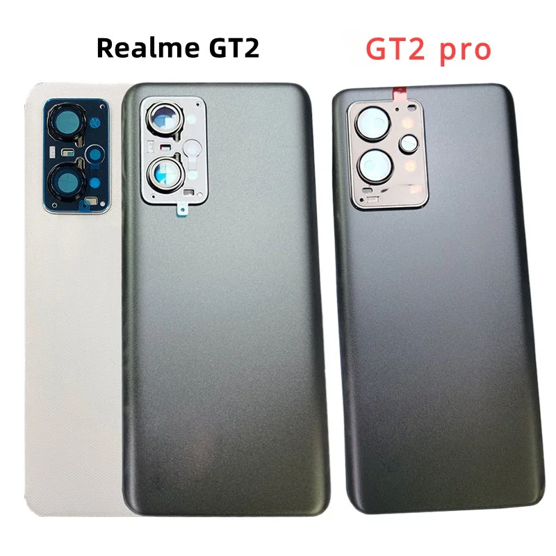 

Для OPPO Realme GT2 GT2 Pro задний чехол, дверная крышка с рамкой камеры, детали корпуса мобильного телефона