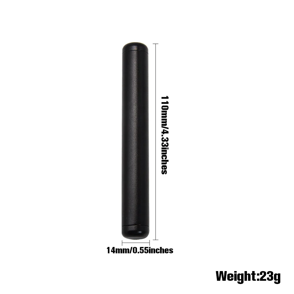 2 قطعة أنبوب معدني تخزين الحاويات 110 مللي متر الملك الحجم حامل محكم مقاوم للماء التدخين اكسسوارات هدية للرجال