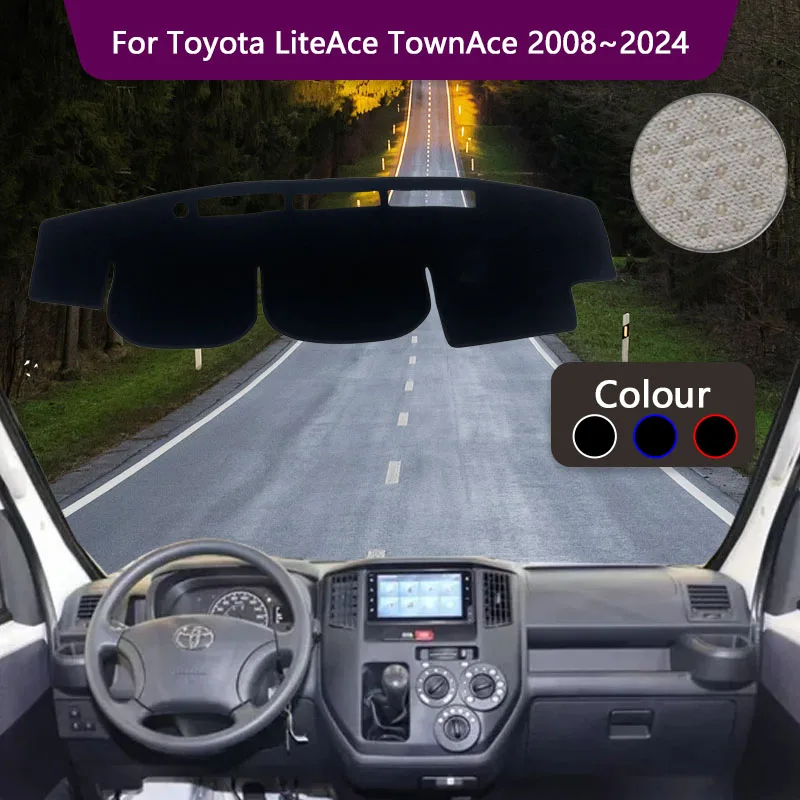 Dashboard Cover For Toyota LiteAce TownAce 2008~2024 2023 Car Dash Board Anti-UV Sun Shades Non-slip Cushion Parts Accessories