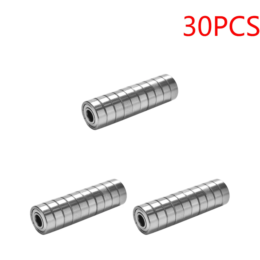 100–10 Stück 608ZZ Rillenkugellager 8 x 22 x 7/8 x 22 x 7 mm, doppelt geschirmt, Miniatur-Hochkohlenstoffstahl, einreihig, 608ZZ ABEC-7