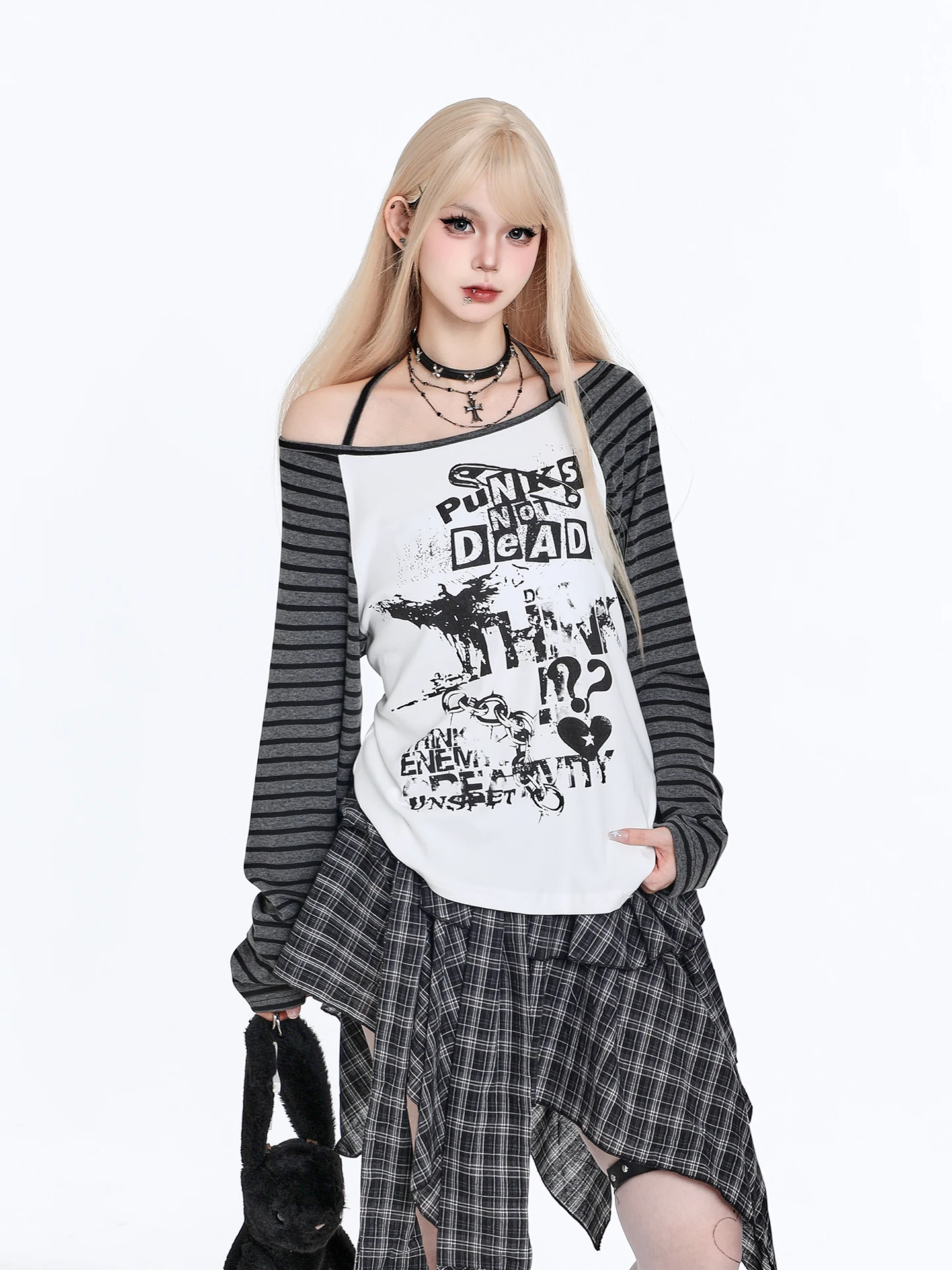 

Американская ретро-толстовка с мультяшным принтом для женщин, повседневная, универсальная, очень милая, омолаживающая, удобная, хлопковая, длинная, для ранней осени