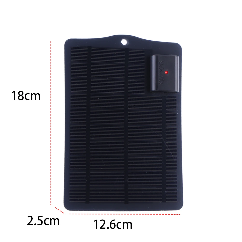 3.5W 5V USB Solar Panel Phone Power Bank 180*126*25MM Waterproof Solar Cell DIY Solar Charger for 3.6-5V Battery/Mobile Phone