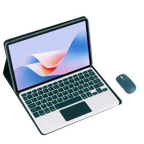 Keyboard Case for Lenovo Pad Pro/Tab P11 Pro 2021 TBJ706F/J716F 11.5inch Tablet Bluetooth 7-Color Backlit Keyboard Cover & Mouse