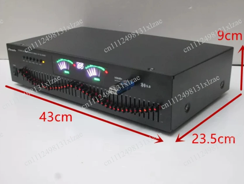 Remote control 40-band 5.0 lossless Bluetooth card stereo high-medium bass hifi Graphic Equcize home dual 20-band EQ equalizer