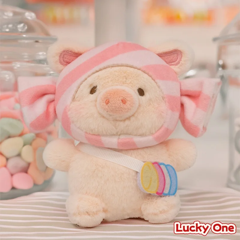 52 juguetes de peluche LuLu de cerdo enlatado, dulces de Navidad, animales de peluche suaves periféricos, regalo para vacaciones