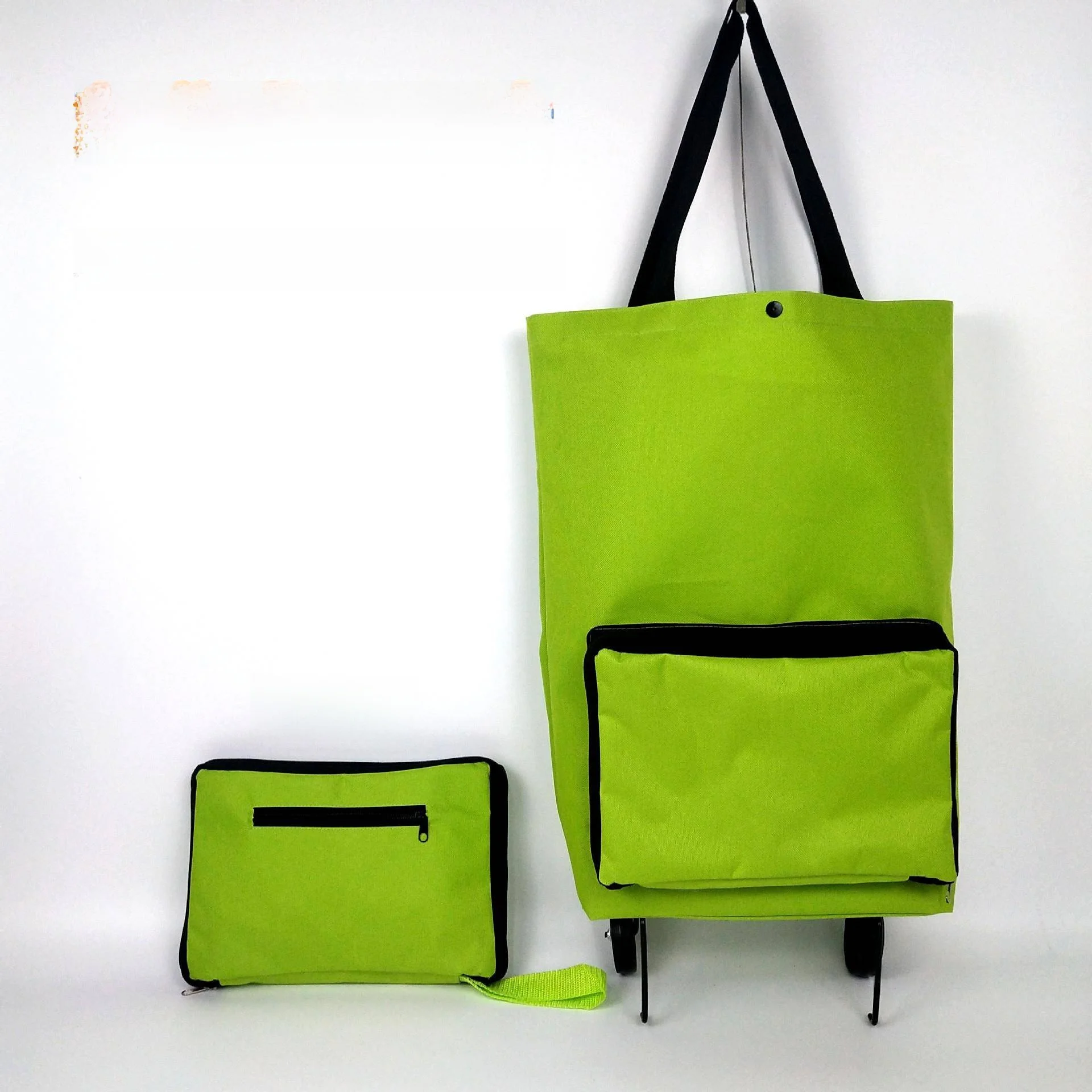 

Удобная портативная сумка-тележка, легкая складная тележка из ткани Окс с колесами для овощей и супермаркетов...