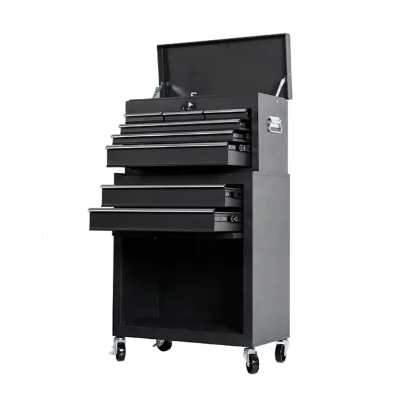 8 Drawer Rolling Tool Chest Heavy Duty Metal Cabinet With Lockable Wheels For Garage Workshop And Auto Repair