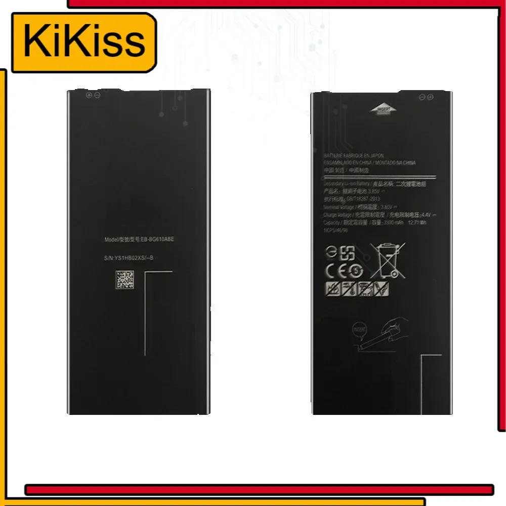 

Kikiss EB-BG610ABE 3300mAh Battery For Samsung Galaxy J7 Max On7 2016 G610 G615 G6100 J7 Prime2 J7Max Prime 2