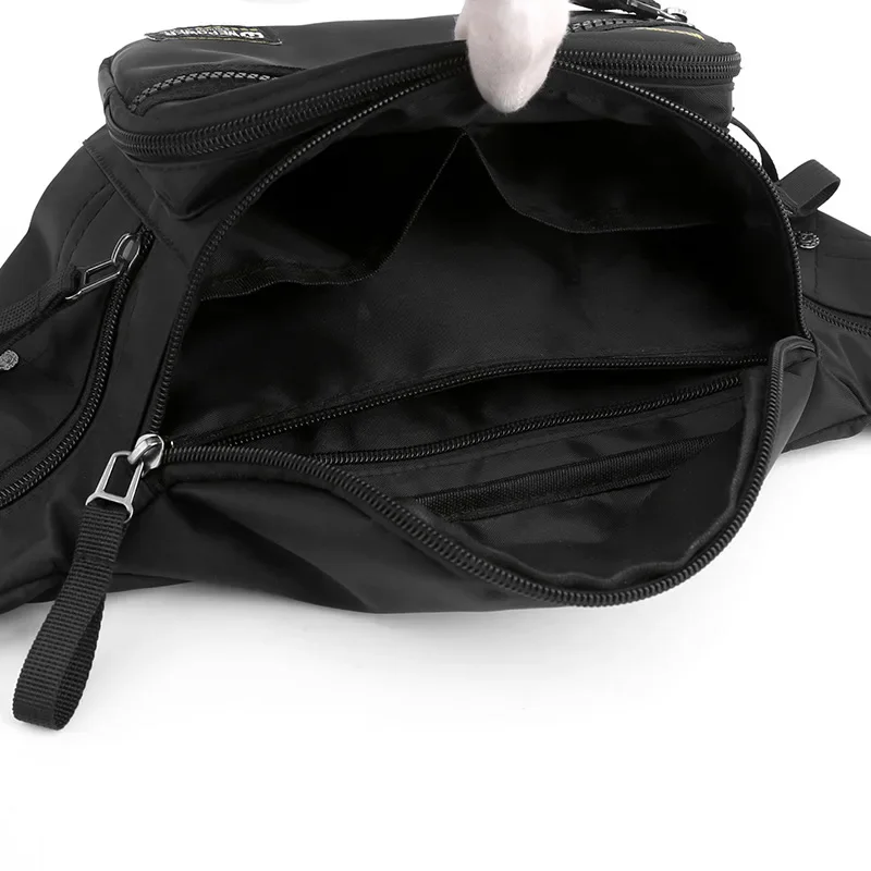 HVTIL impermeável Fanny Pack para homens, alta qualidade, mensageiro, negócios, grande capacidade, bolsa de peito para telefone, cinto de combate de