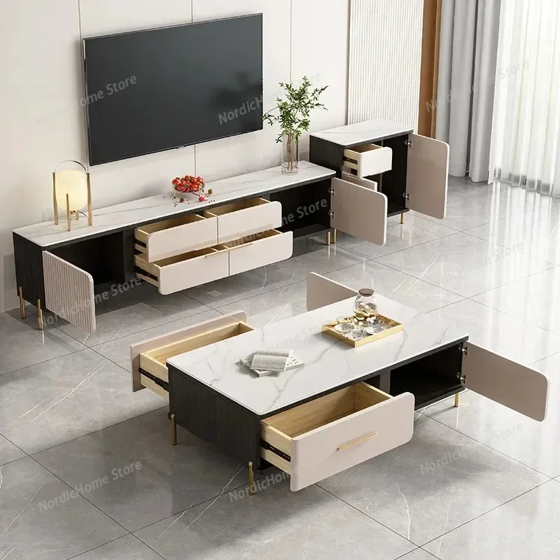 

Solid Wood Rock Panel Center Monitor Stand Tv Stand Standing Media Entertainment Design Tv Cabinet Storage Szafka Tv Furniture
