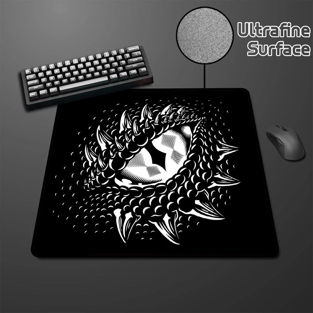 Art Speed Mouse Pad Evil Eye Premium Mousepad E-Sports Mouse Mat High Elastic Non-slip Bottom Desk Mat 45x40CM Keyboard Mats