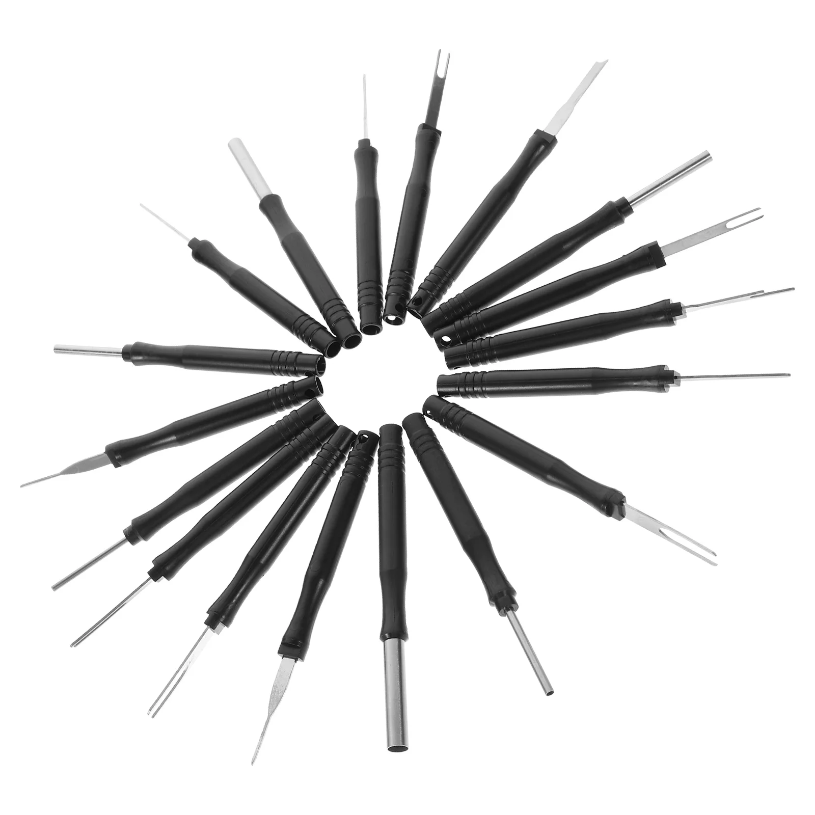 

18pcs Terminal Pin Extractor 0.8-6.2mm Long Handle Car Electrical Connector Removal Tool Kit Automotive Mechanics Tools