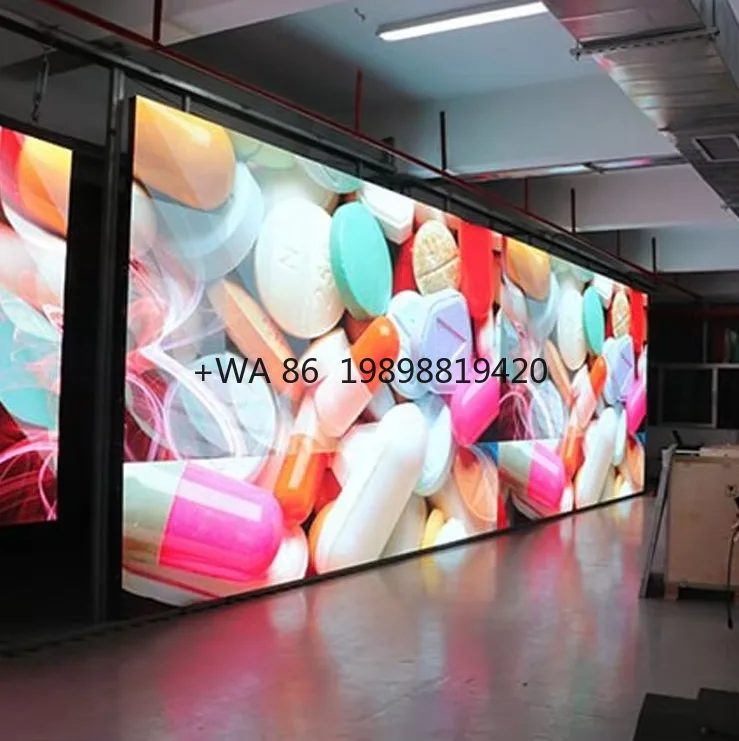 P3.91 IP65 Outdoor Rental Full-color LED Display Screen HD Video Wall Animation Stage Concert Church Touring Retail Store