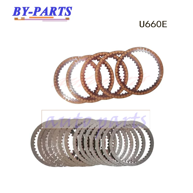 Car Accessories U660 U660E Transmission Clutch Discs Repair Kit For TOYOTA 6 Speed Friction Plates