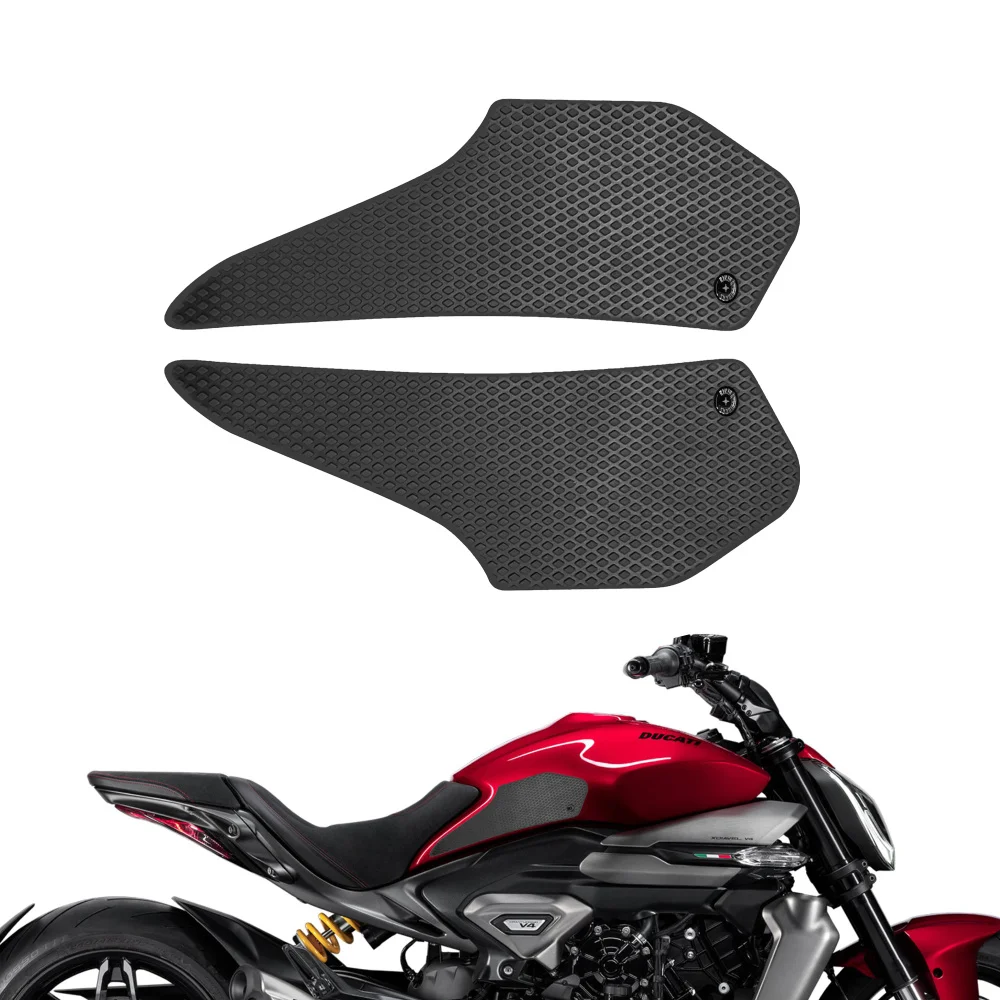 

Для Ducati Xdiavel V4 2025 2026, тяговая накладка на бак мотоцикла, противоскользящая наклейка, газовая наколенница, защита