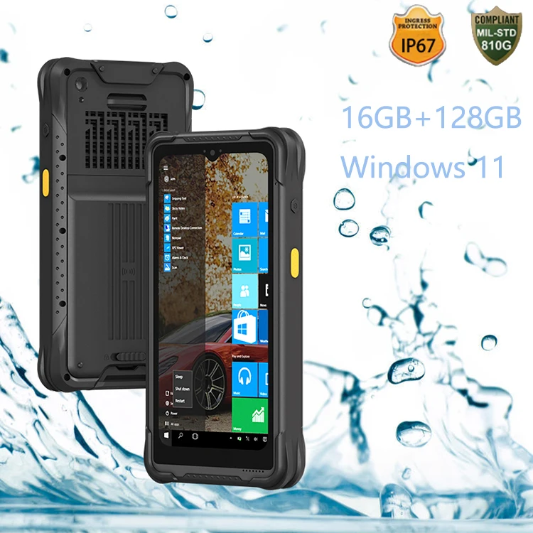 Windows 11 Rugged Industrial PDA Touch Portable Data Nfc Mobile Stock Taking Rugged Scanner Handheld Terminal Pda