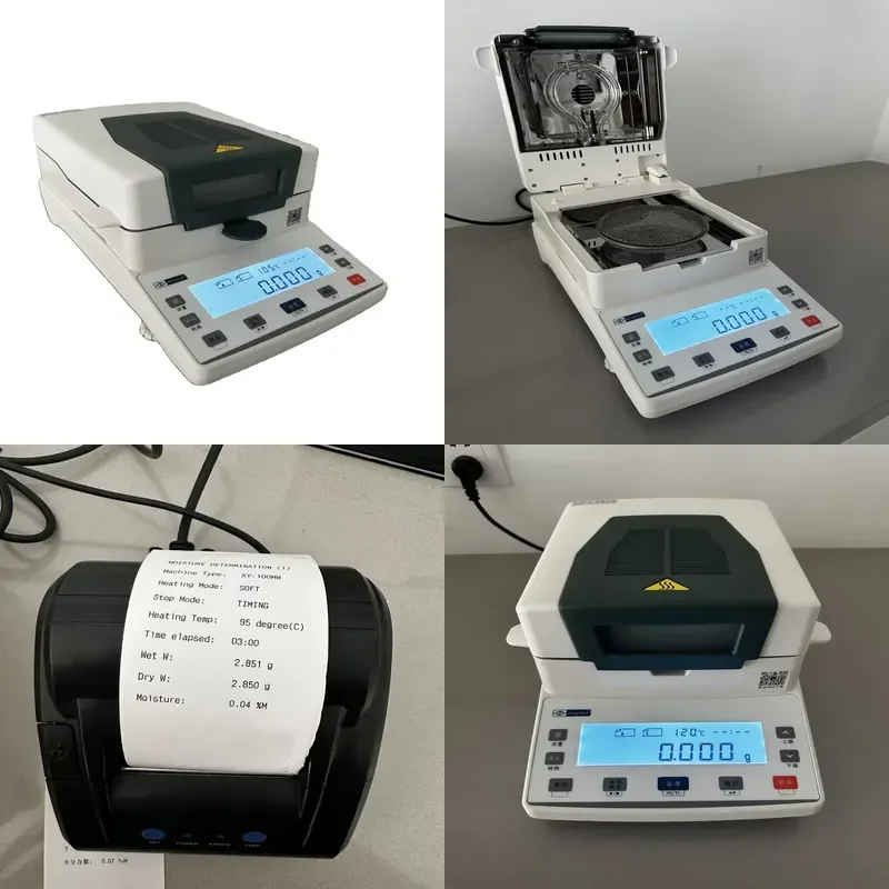 for XY105MW High Precision Fast Measurement Real Time Control Moisture Analyzer 110g 0.005g 0.10 Percent