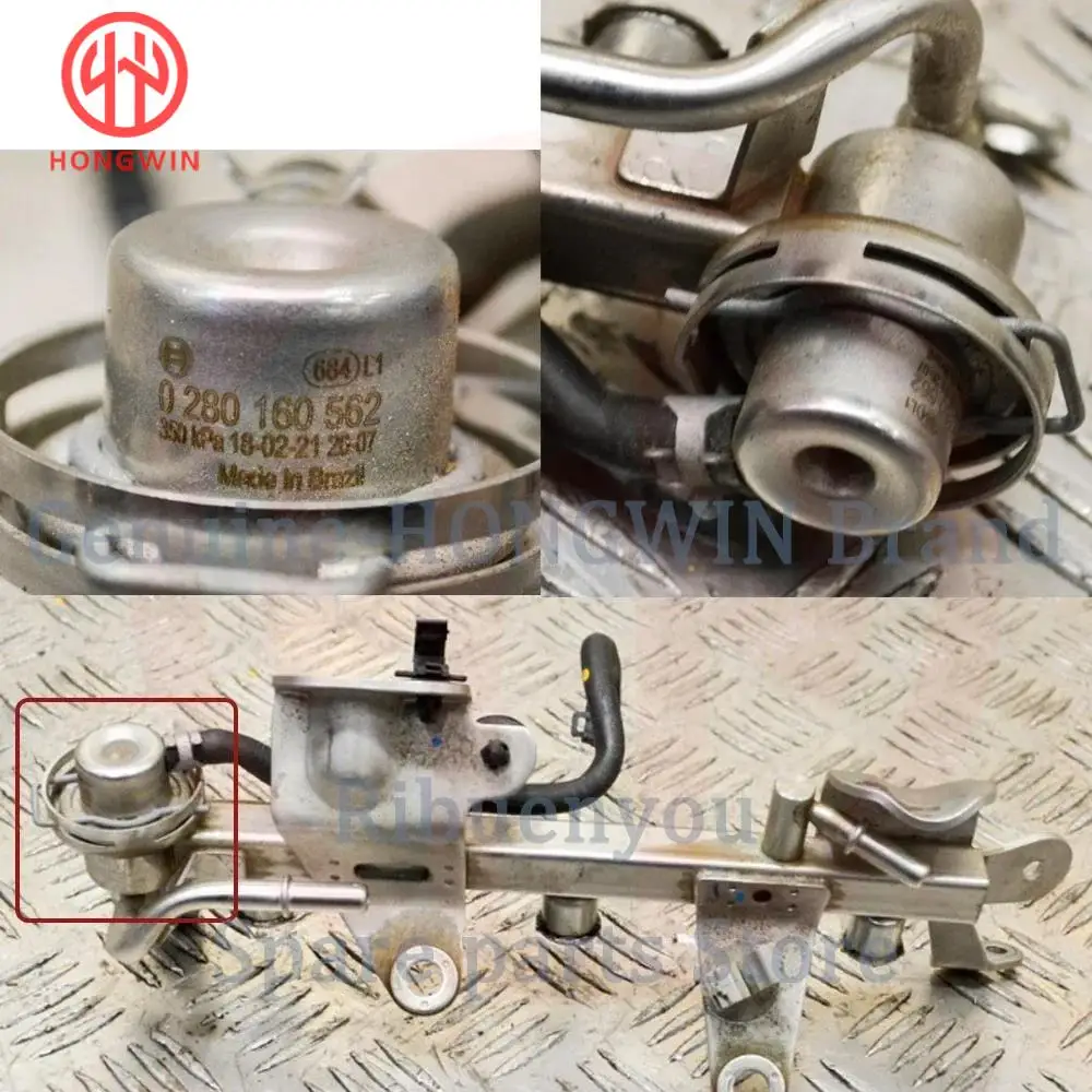 0280160557 Fuel Pressure Regulator For BMW Audi VW Frod MercedesBenz Ssangyong Seat Skoda 0280160575 0000781889