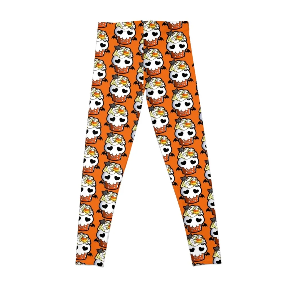 Halloween Skull Cupcake Leggings sport legging Women sports Womens Leggings