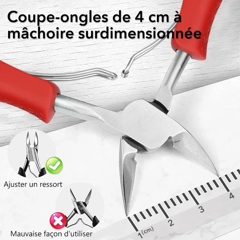 ที่ตัดเล็บเท้า เล็บขบ เครื่องมือแก้ไขเล็บเท้า ที่ตัดหนังกำพร้า ตัดเล็บขบ ตัดเล็บขบบริเวณนิ้วเท้า เครื่องมือดูแลเล็บมือและเล็บเท้า