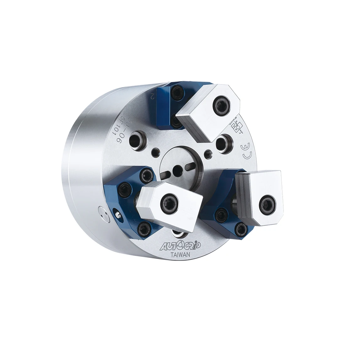 A2-8 3-jaw LARGE THRU-HOLE POWER CHUCK  Specifically Designed for Workpiece Clamping in CNC Lathe Equipment.