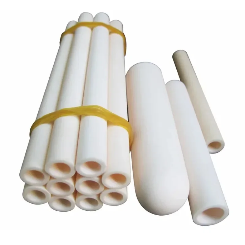 Insulating Large Diameter 99 Alumina Ceramic Tube OD 50mm 1200mm