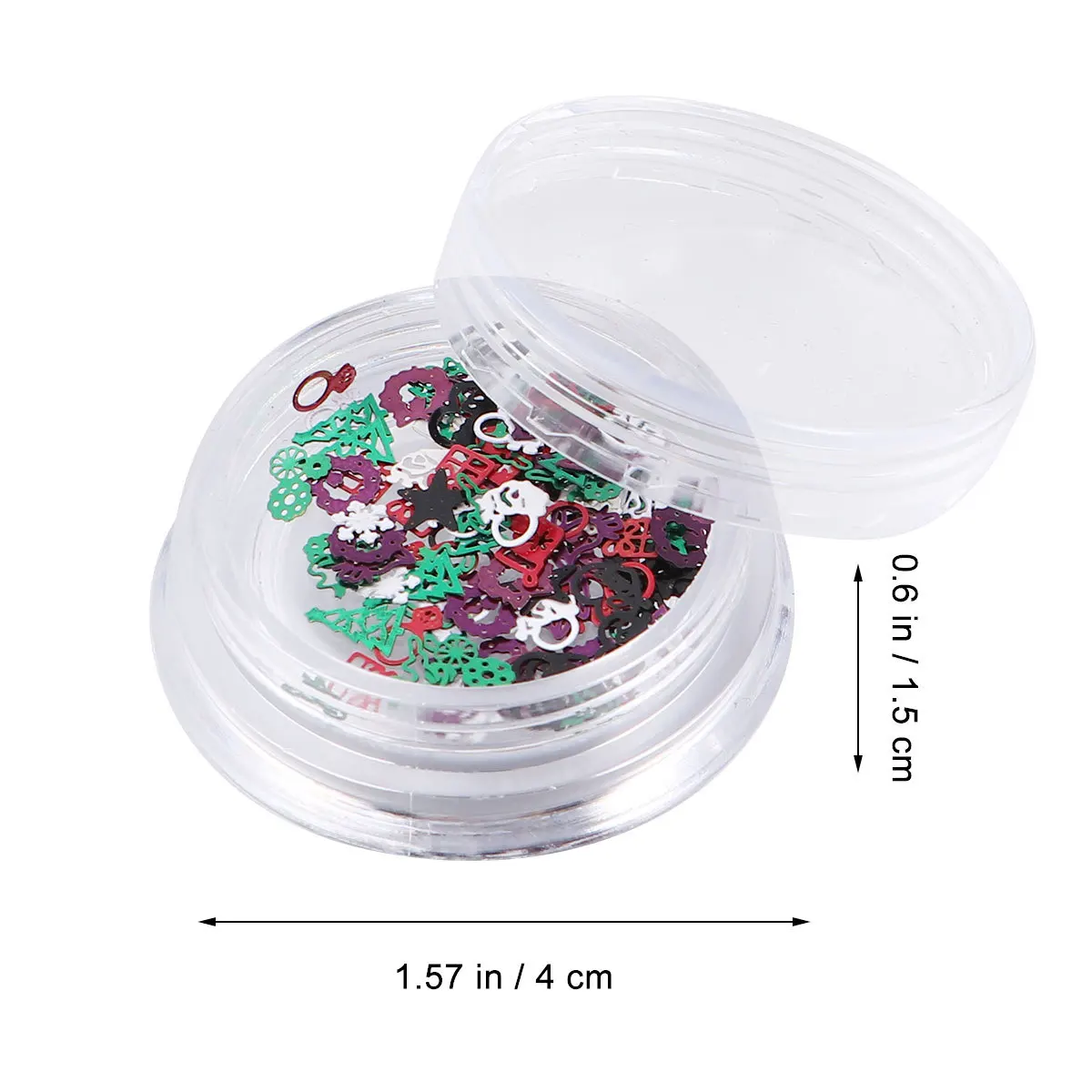 2 個ネイルスパンコール超薄型クリスマスメタルネイルアートデカール DIY マニキュアスノーフレークステッカーホリデーパーティーマニキュアスパンコール