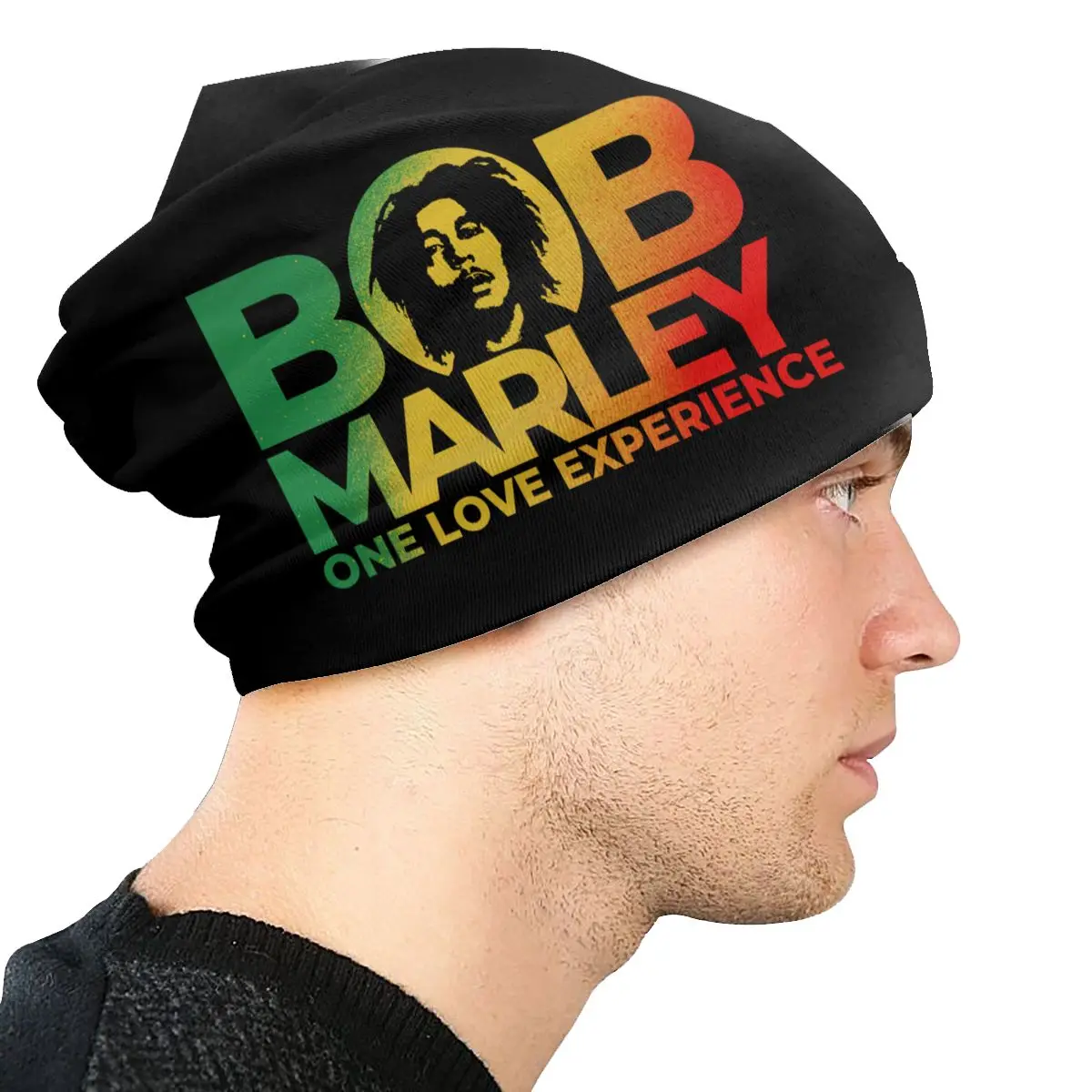 Custom Jamaica Singer Reggae Rock Bob Marleys Beanies Caps Men Women Unisex Cool Winter Warm Knitting Hat Adult Bonnet Hats