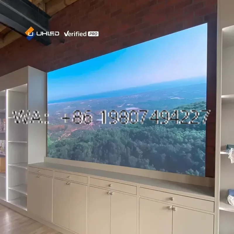 for UHLED P1.86 Indoor COB LED Display Screen HD 7680Hz Refresh Rate Video Wall ETL Certified Command Control Center