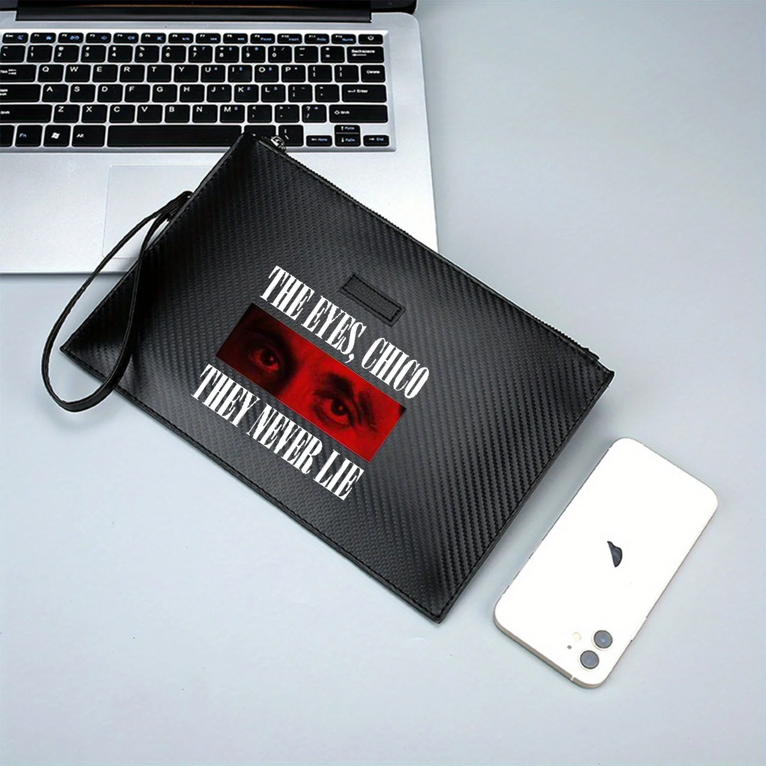 Eyes, They Never Lie,Chico Элегантная мужская сумка из искусственной кожи с принтом, модная и практичная для повседневной носки