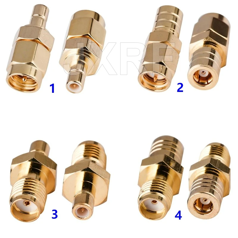 JXRF SMA BNC UHF zu SMA SMB MCX MMCX BNC TNC UHF N F Typ SO239 PL259 RF Koaxialadapter Steckverbinder Kombination 4-teilig – Detail 8