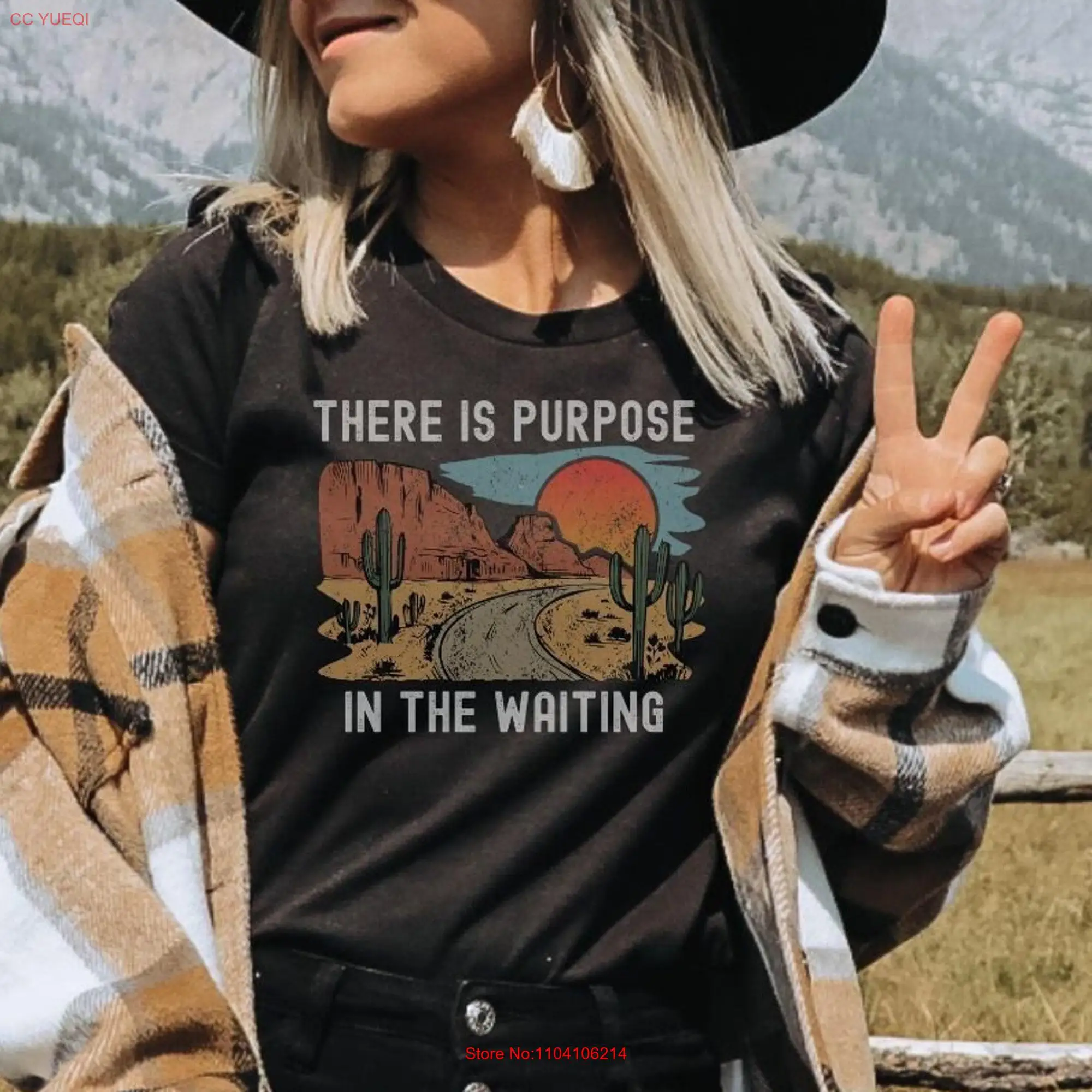 Boho Western Christian Faith T Shirt Apparel Bible Verse Women's Based long or short sleeves