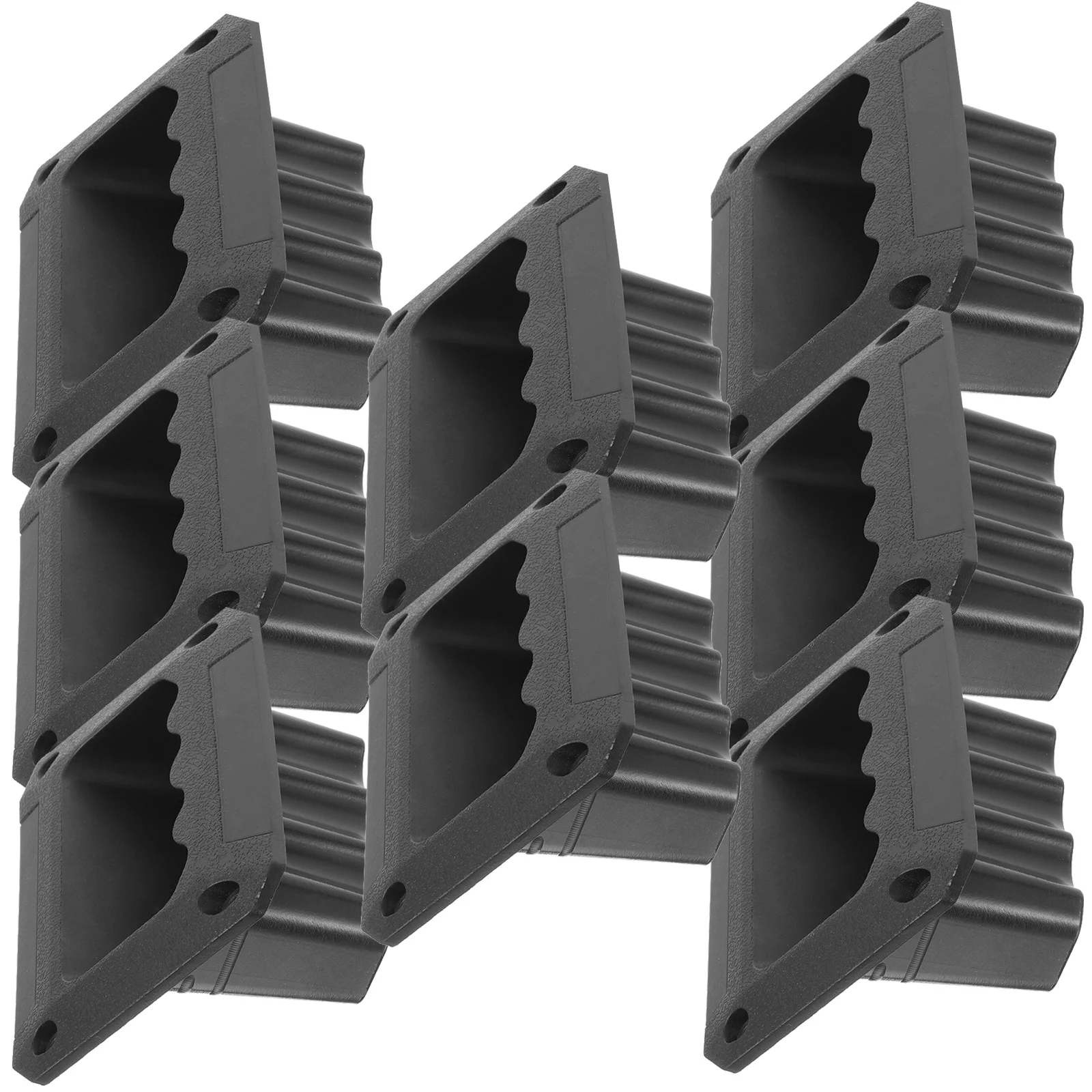 

8Pcs Speaker Handle Replacement Plastic Sound Cabinet Handle Sturdy Lightweight Grip for Amplifier Case Outdoor Portable Use