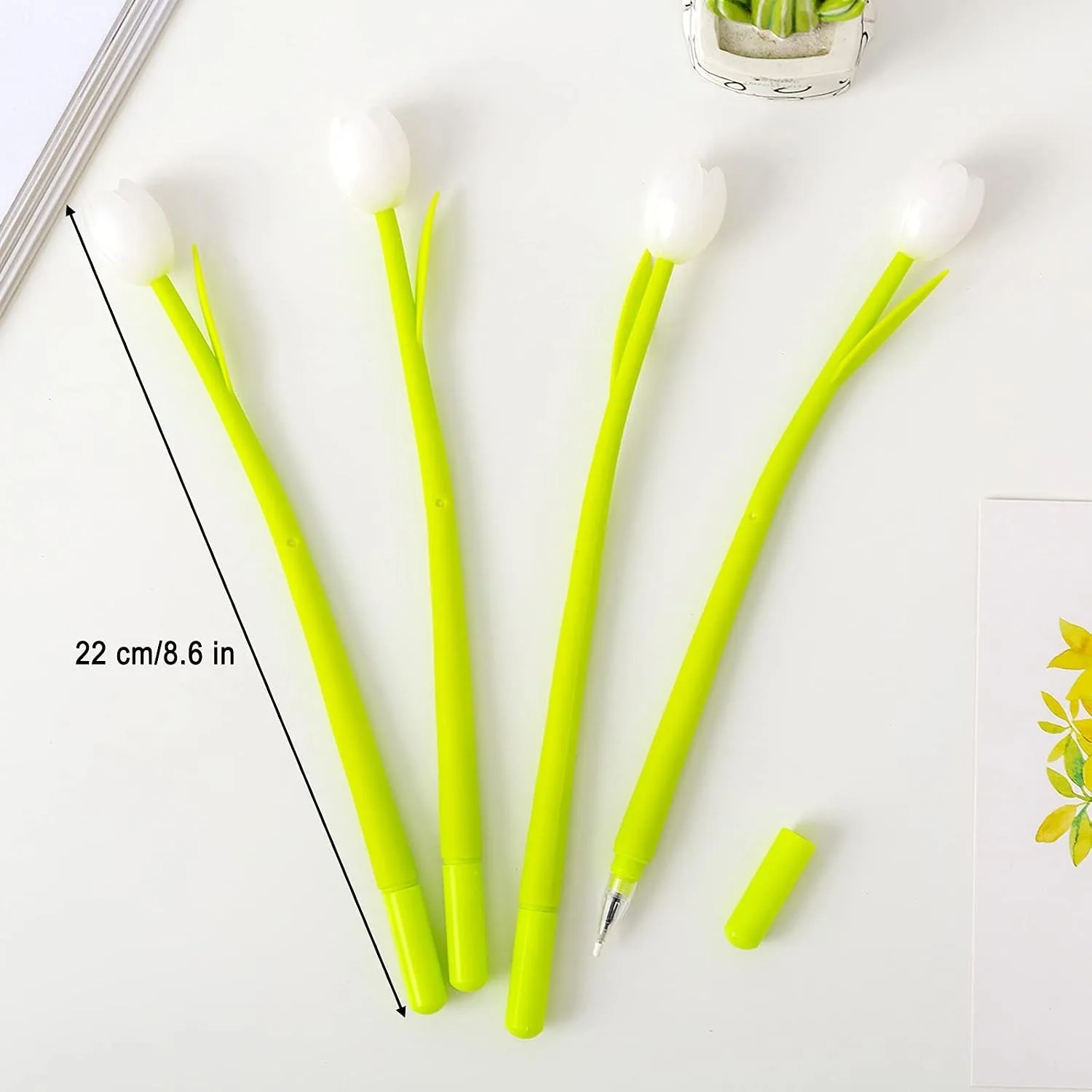 30pcs  Wholesale color changing flower pen gel flower pen black gel ink 0.5mm
