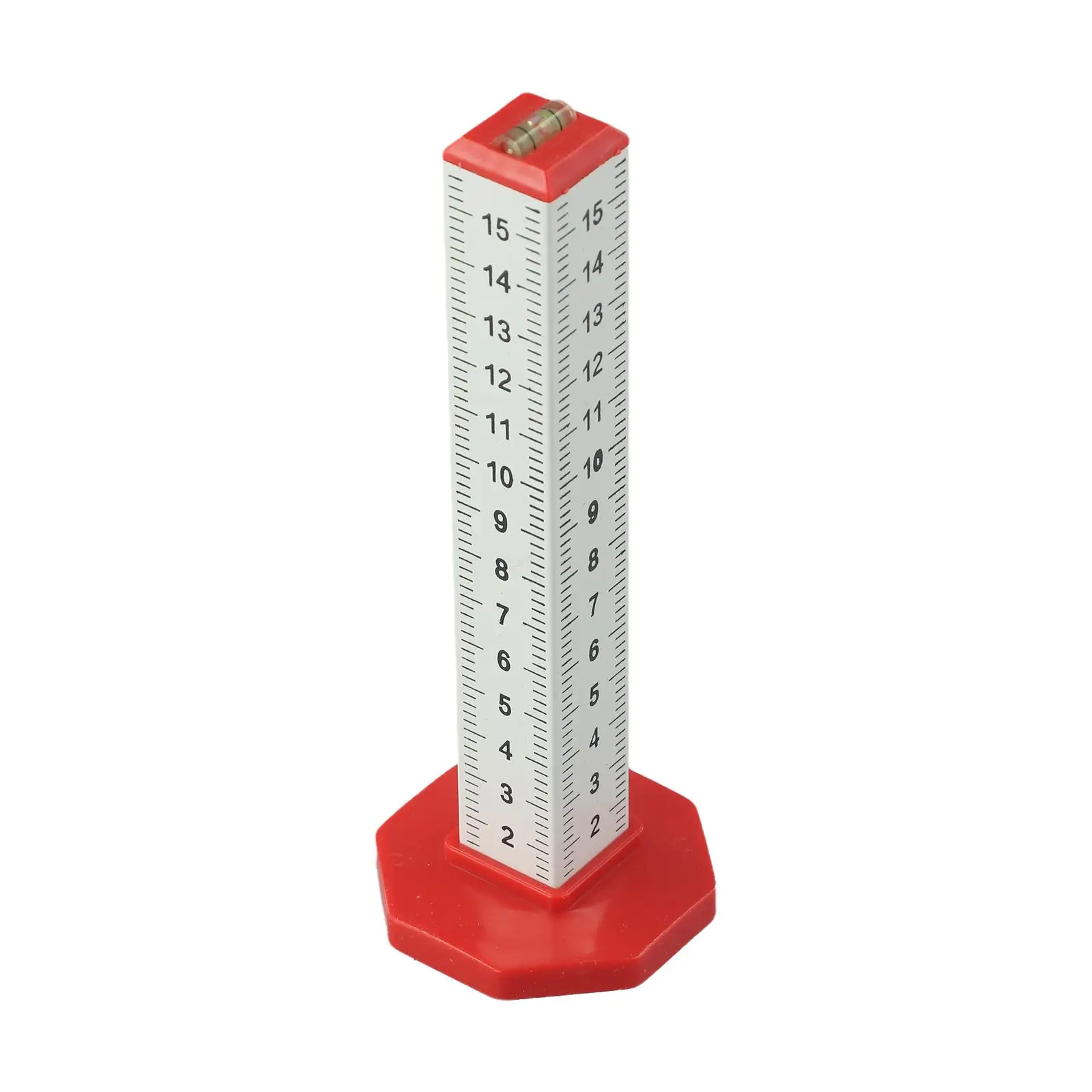 Equal Height Ruler Designed for Tile Contractors Aluminum Alloy Construction Double Sided Scale and Positionable Snap Ring