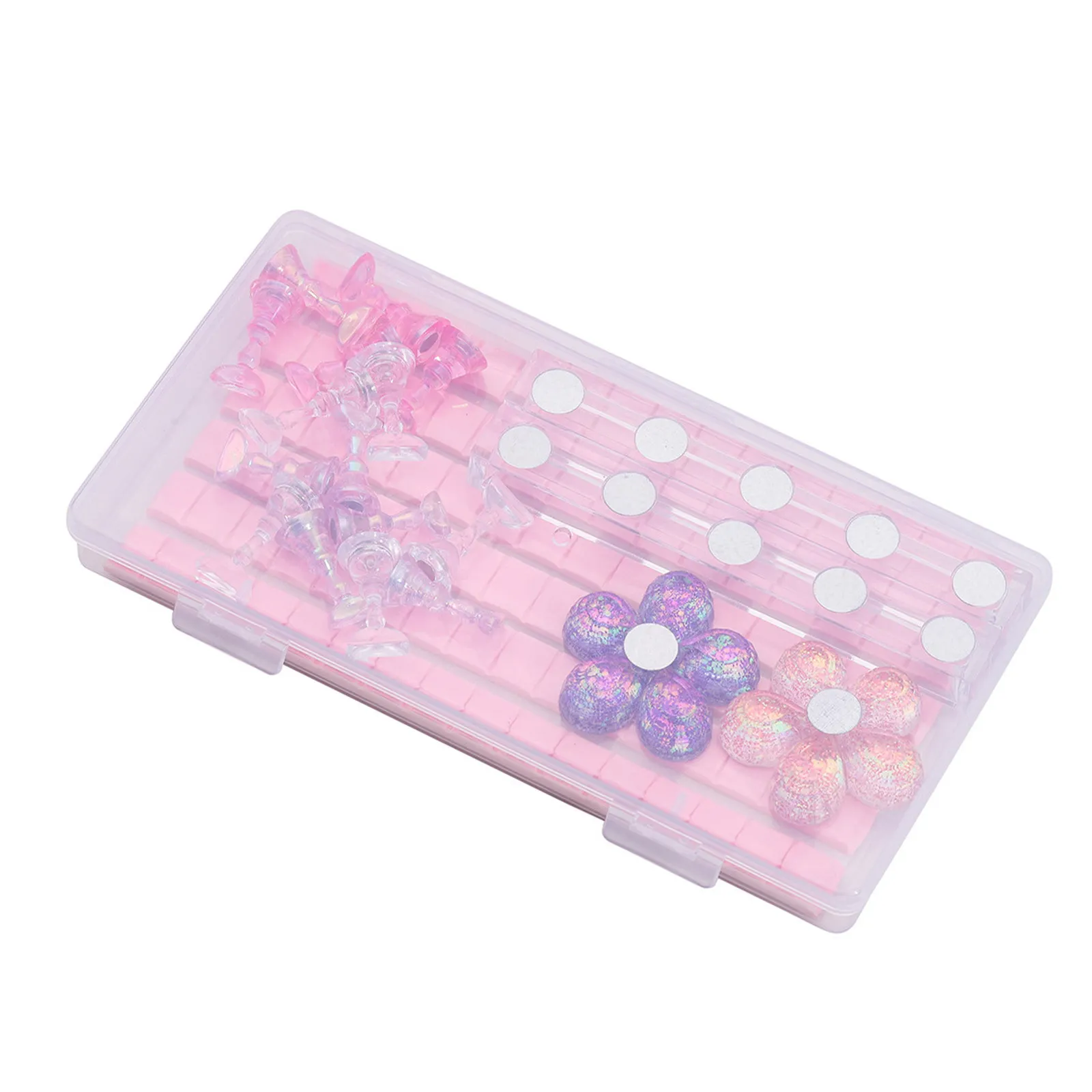 

1Set Nail Art Practice Base with Manicure Stand Holder Nonslip Clay Base Versatile Display Stand for Salon Studio Home Use False