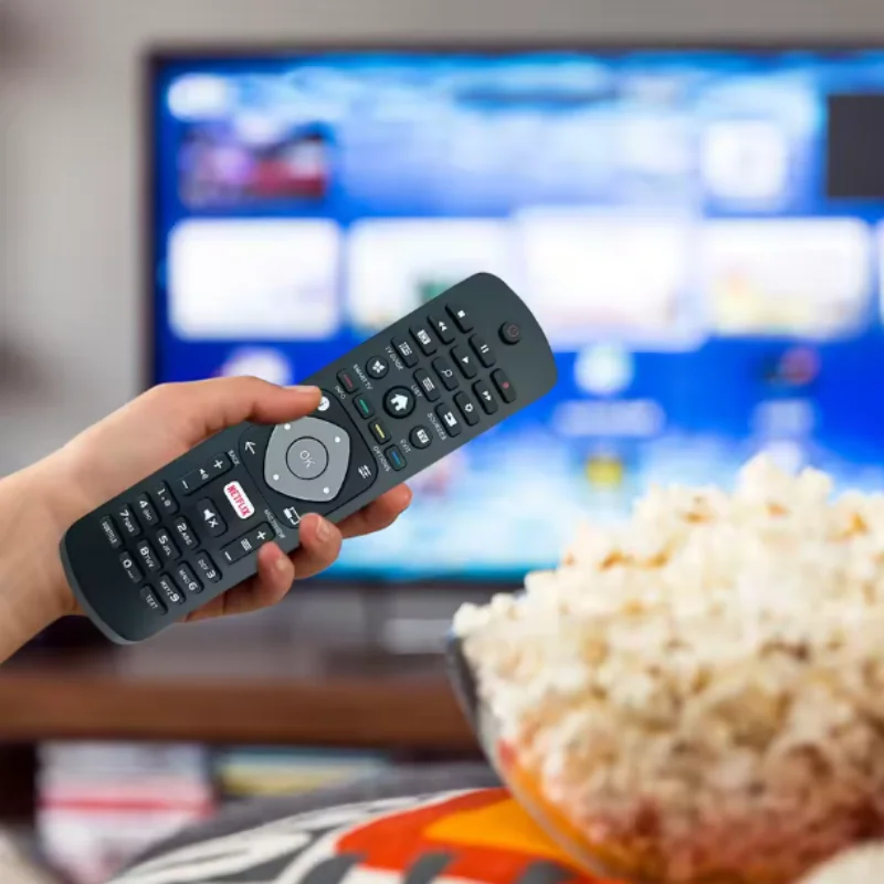 

YKF406 Series Universal Remote Control for Philips Netflix 4K UHD HDR Smart TV YKF406-001/002 398GR08BEPHN0013H