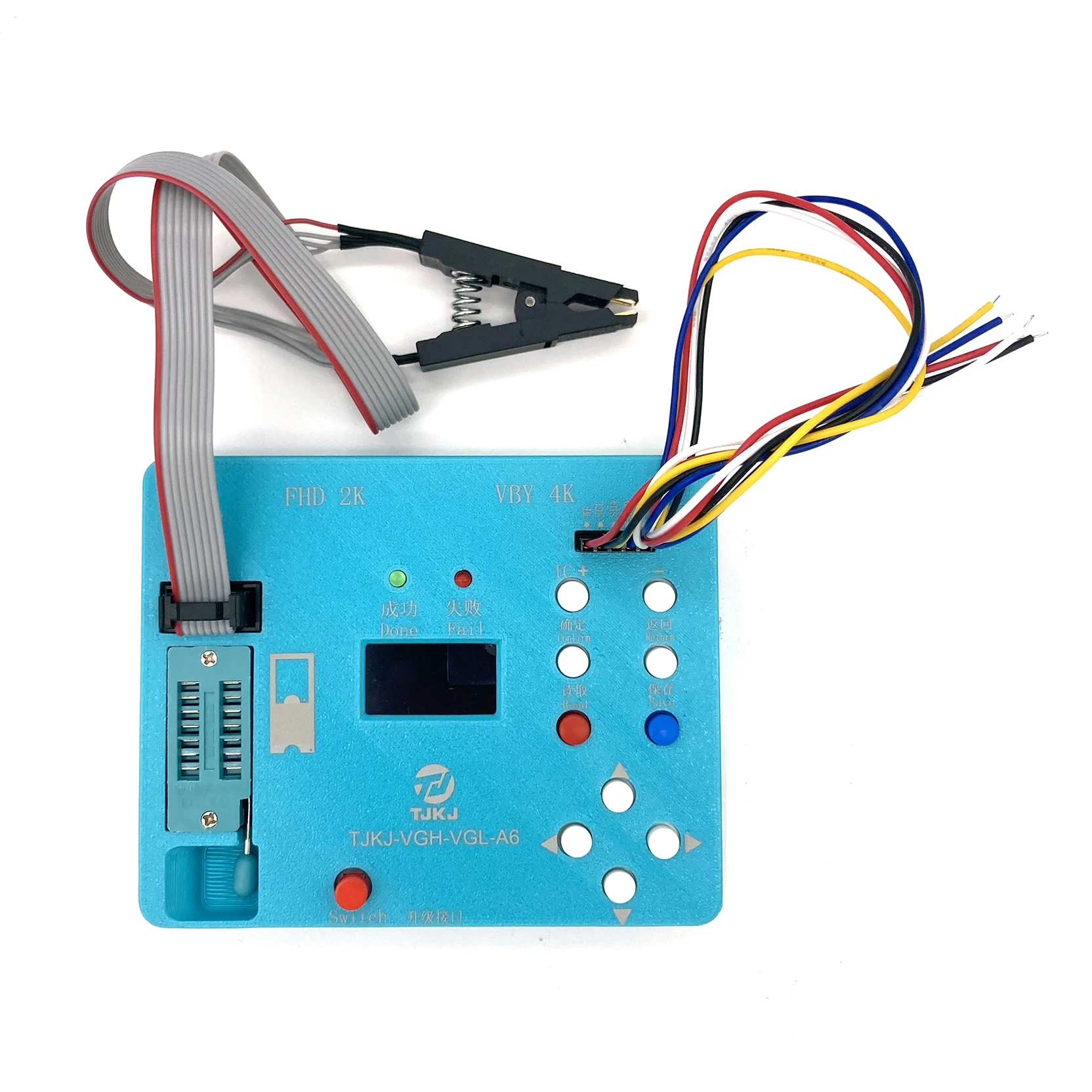 TJKJ-VGH-VGL-A6 DC Programmer VGH VGL AVDD Voltage Burner for LCD TV Panel FHD 2K VBY 4K No Computer Required LCD Repair Tool