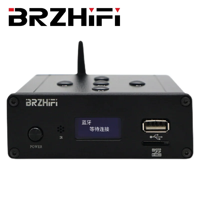 

Цифровой усилитель звука BRZHIFI, Bluetooth 5,0, Hi-Fi стерео домашний кинотеатр, U-диск, управление через мобильное приложение, мощный звуковой плеер