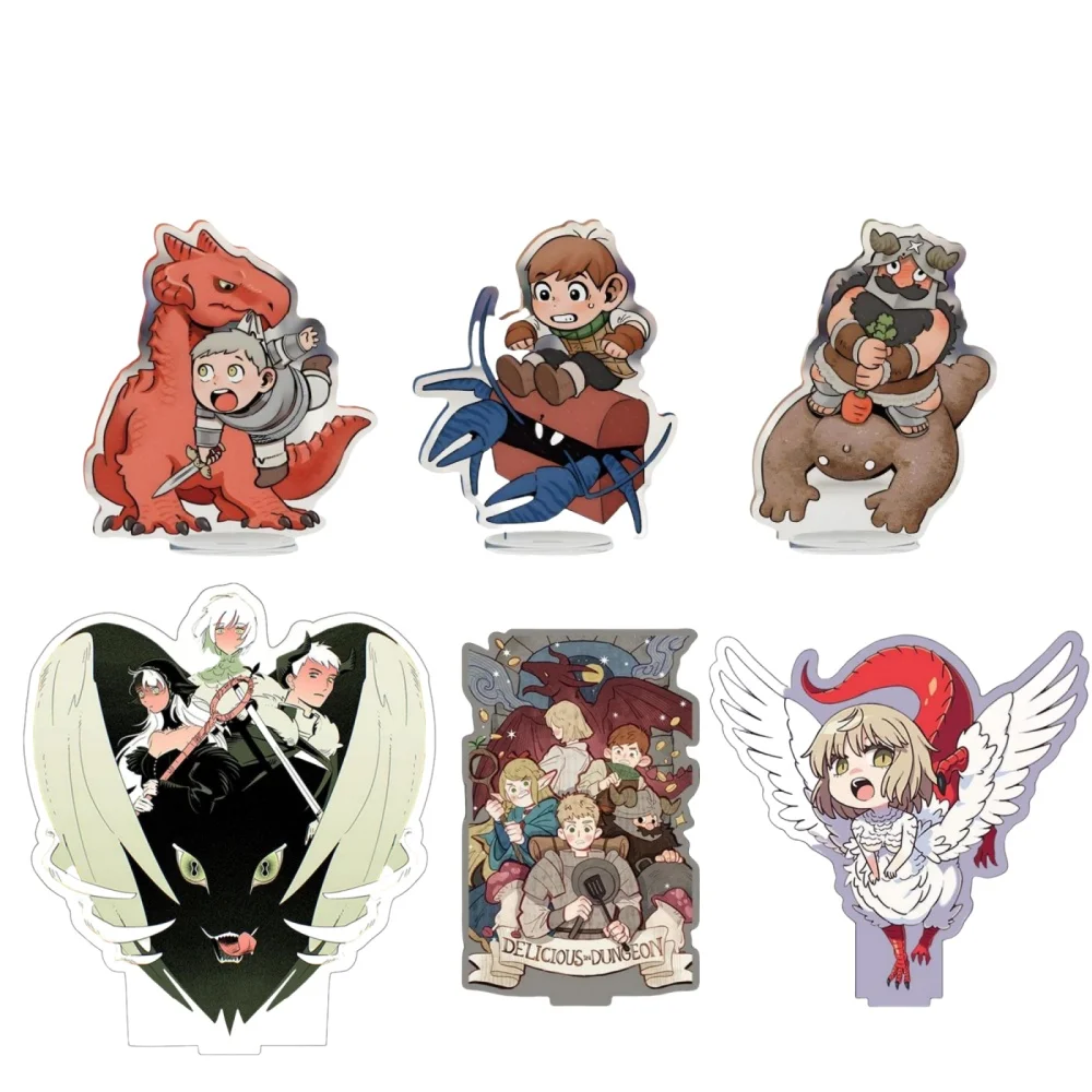 Charm Anime Fan Gift 15cm Delicious in Dungeon HD Character Marcille Laios Senshi Chilchuck Falin Acrylic Stand Ornament Series