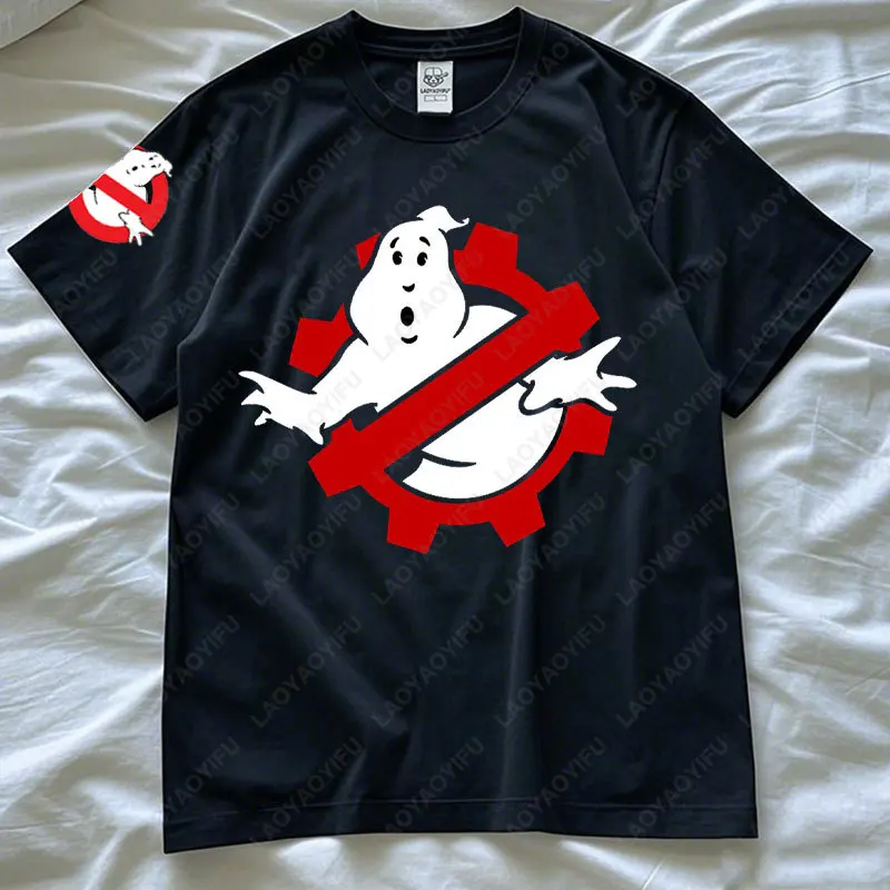 

90's Retro Classic Movie Ghostbusters Pattern Tshirt Men Women Cotton Tees Streetwear Summer Casual Comfort Trend Camisetas Tops