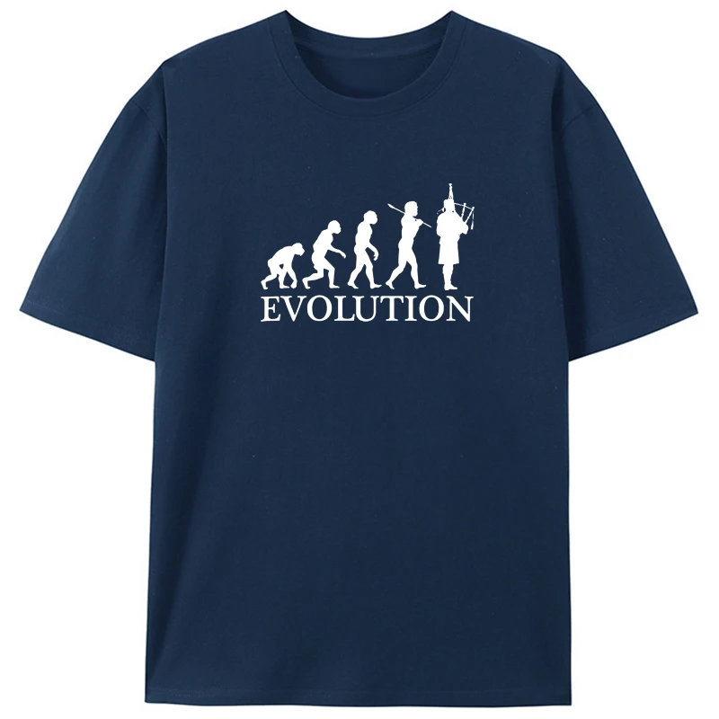 

Мужской топ Bagpipes Player Evolution Of Man, мужской и женский топ с коротким рукавом, летняя крутая футболка с рисунком, повседневная рубашка S-4XL