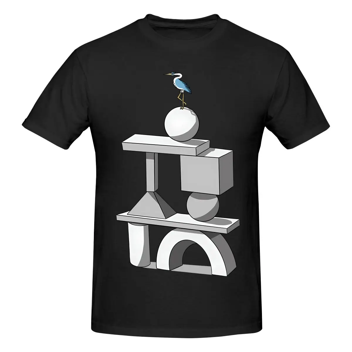 

Мужская футболка с принтом Funny Balance The Universe, футболка унисекс, футболка в стиле манга