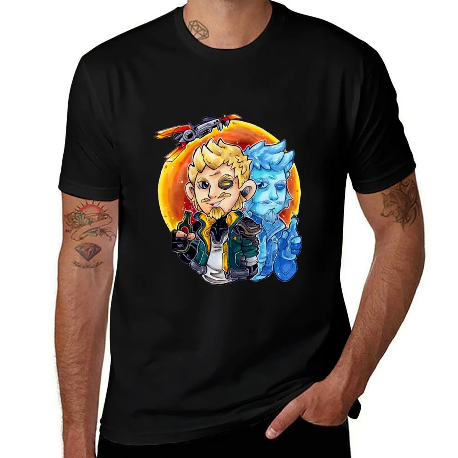 

Clone and Drone T-Shirt anime stuff plus size clothes summer tops quick drying men graphic t shirts