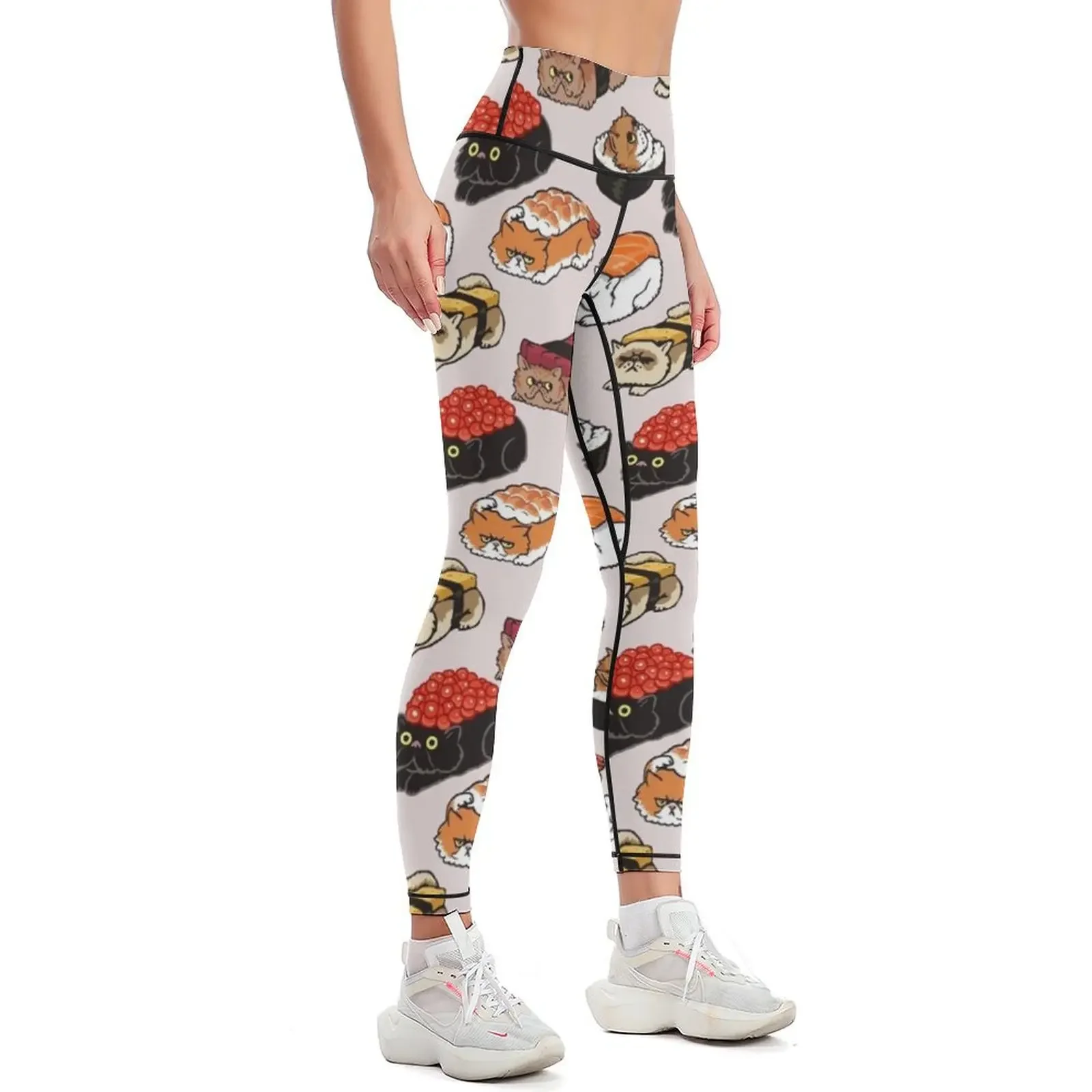 Sushi Persian Cat Leggings legging push up trousers Women's fitness Fitness's gym clothes Womens Leggings