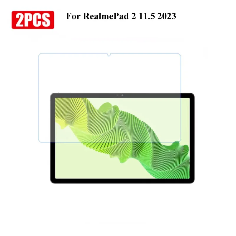 

2PCS HD Scratch Proof Tempered Glass Screen Protector For Realme Pad 2 11.5 inch 2023 Tablet Protective Film