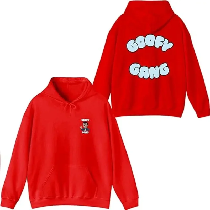 2025 yiyi Morgan Jay Merch Goofy Gang Logo هوديي هوديس الرجال النساء كم طويل البلوز ملابس الشارع الشهير