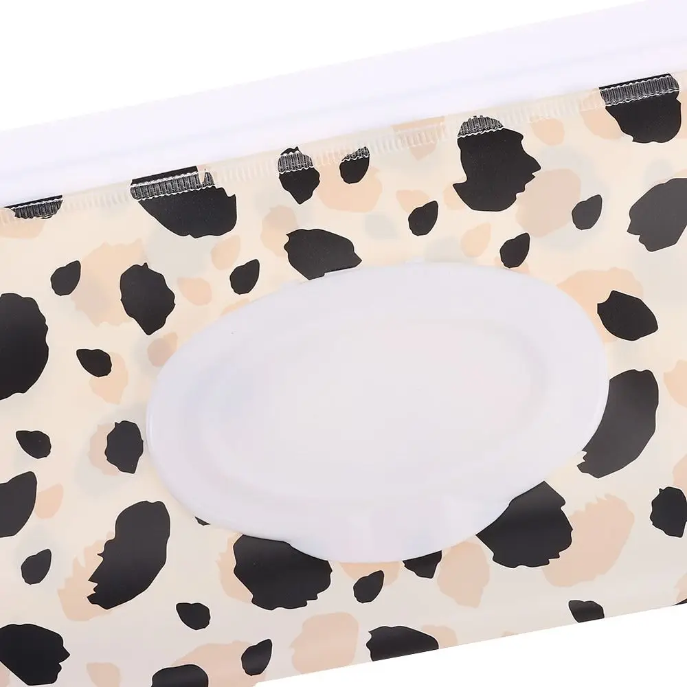 Fashion EVA Wet Wipes Bag Snap-Strap Flip Cover Wipes Holder Case Portable Reusable Stroller Accessories Product view 5