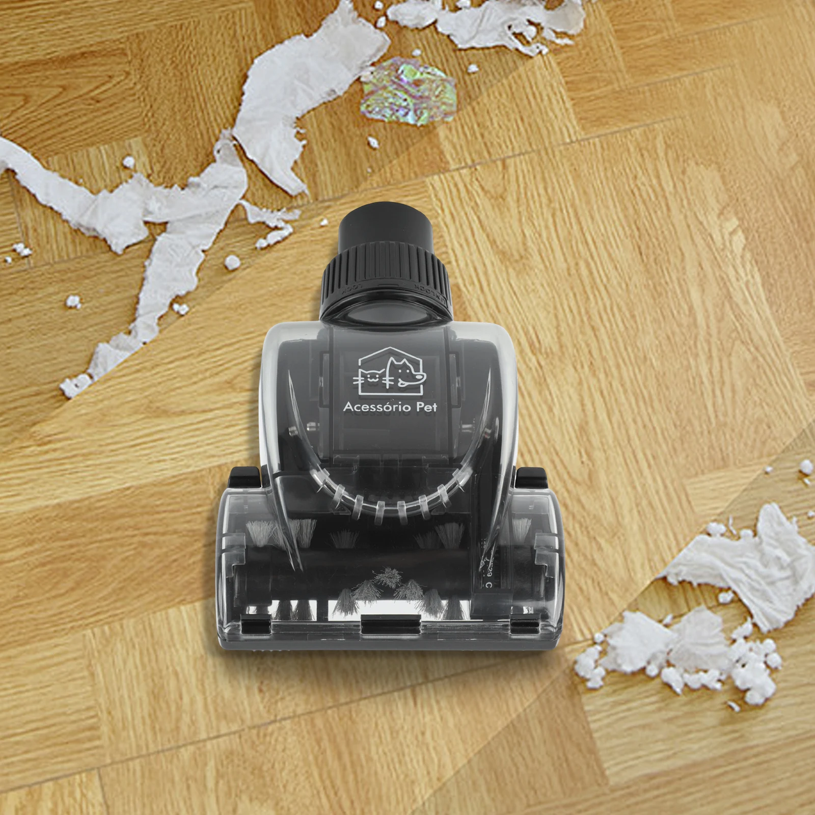 

Вакуумная щетка с турбинной технологией, эффективный инструмент для удаления шерсти домашних животных с ковров, совместимый с моделями Midea и Haier